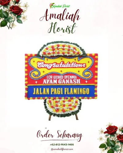 Bunga Papan Congratulation di Paccerakkang